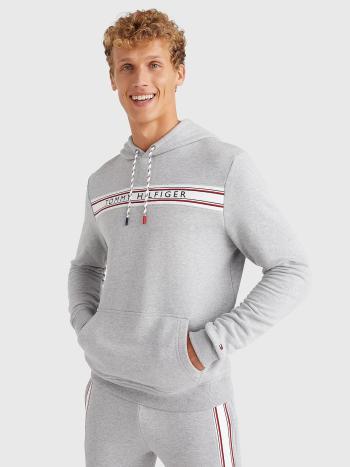 Tommy Hilfiger pánská šedá mikina Hoodie - M (P61)