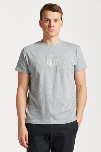 TRIČKO GANT D1. TONAL ARCHIVE SHIELD T-SHIRT šedá L