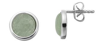 Esprit Stříbrné náušnice se zelenými kamínky Candy ESER01451100