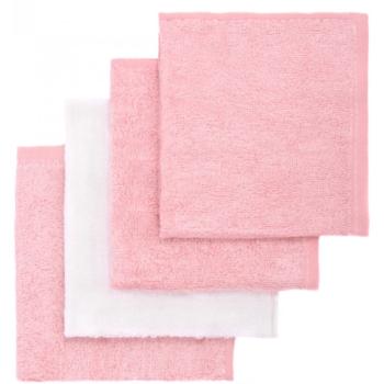 T-TOMI BIO Bamboo Baby Washcloths mycí žínka Pink 25 x 25 cm 4 ks