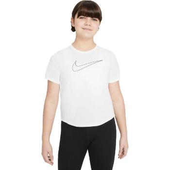 Nike DF ONE SS TOP GX G Dívčí tričko, bílá, velikost S
