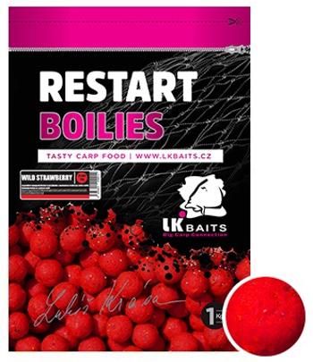 Lk baits boilie restart wild strawberry-1 kg 18 mm