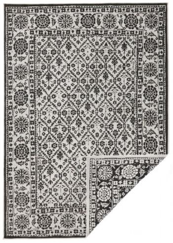 NORTHRUGS - Hanse Home koberce Kusový koberec Twin-Wendeteppiche 103113 schwarz creme - 160x230 cm Černá