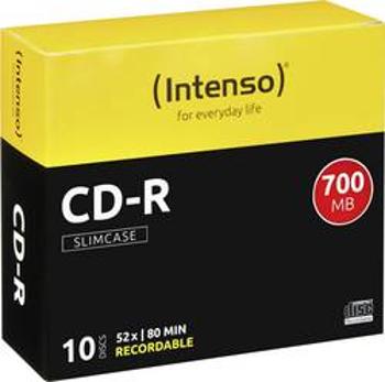 CD-R 80 700 MB Intenso 1001622 10 ks Slimcase