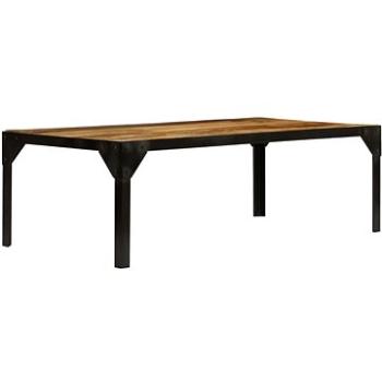 Konferenční stolek 110 cm masivní hrubý mangovník a ocel (246631)
