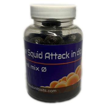 Mastodont Baits Boilie v dipu mix 150ml - Squid Attack