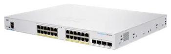 Cisco switch CBS350-24FP-4G-EU (24xGbE, 4xSFP, 24xPoE+, 370W)