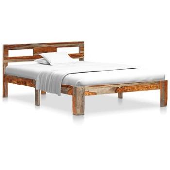 Rám postele masivní sheeshamové dřevo 120x200 cm (288415)