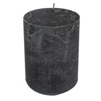 Černá nevonná svíčka XXL válec - Ø 10*20cm BRKMG1020