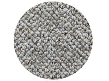 Vopi koberce Kruhový koberec Wellington béžový - 100x100 (průměr) kruh cm Béžová