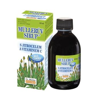 Dr. Müller Müllerův sirup s jitrocelem bez cukru 245 ml