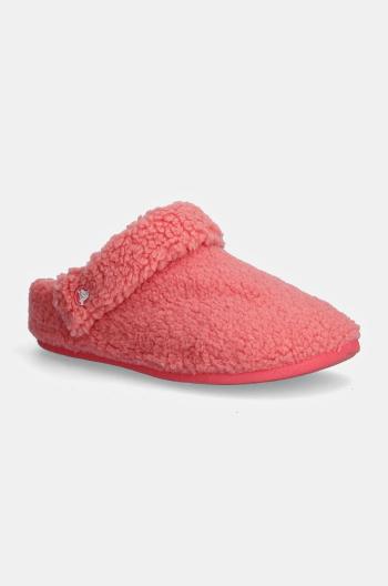 Pantofle Crocs Classic Cozzy Slipper dámské, růžová barva, 209386