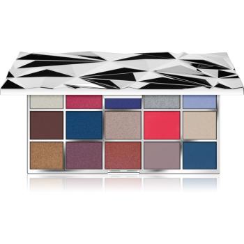 Makeup Revolution Glass Mirror paleta očních stínů 16.5 g