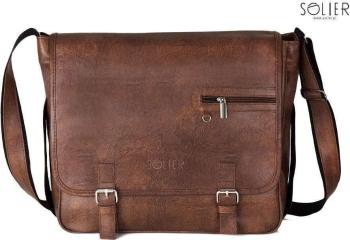 Pánská hnědá taška Solier S12 BROWN VINTAGE Velikost: ONE SIZE