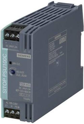 Zdroj na DIN lištu Siemens SITOP PSU100C, 24 V/DC, 1,3 A