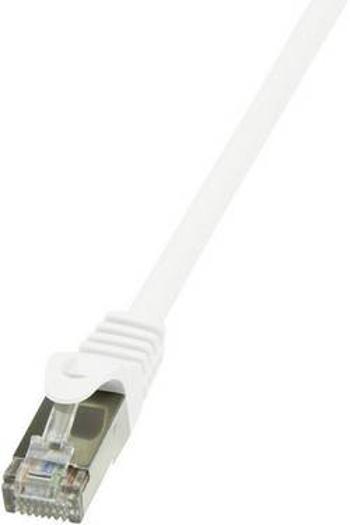 Síťový kabel RJ45 LogiLink CP2031S, CAT 6, F/UTP, 1.00 m, bílá