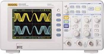 Digitální osciloskop Rigol DS1102E, 100 MHz, 2kanálový, Kalibrováno dle (ISO), s pamětí (DSO)