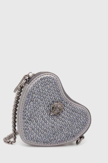 Kabelka Kurt Geiger London MICRO HEART CROSSBODY šedá barva, 9548467609