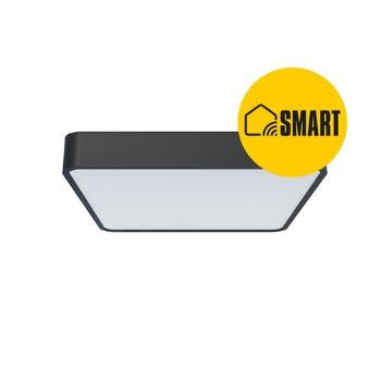 Panlux Přisazené LED svítidlo Verona Square Smart černá, 28,3 x 28,3 cm, IP54