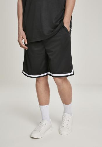 Urban Classics Premium Stripes Mesh Shorts black - XXL