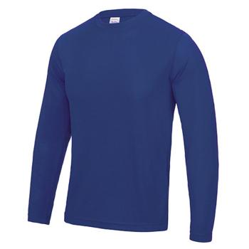 Just Cool Pánské sportovní tričko s dlouhým rukávem Cool T - Královská modrá | L