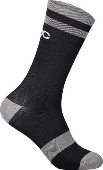 POC Lure MTB Sock Long - uranium black/granite grey 37-39