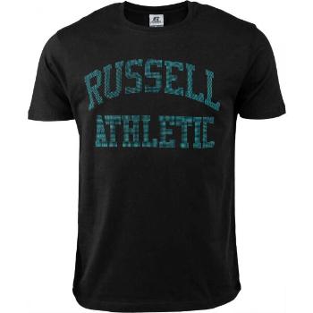 Russell Athletic S/S TEE BLK Pánské tričko, černá, velikost M