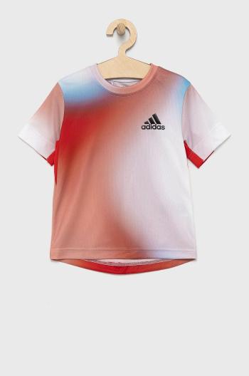 Dětské tričko adidas Performance HA1357 vzorovaný