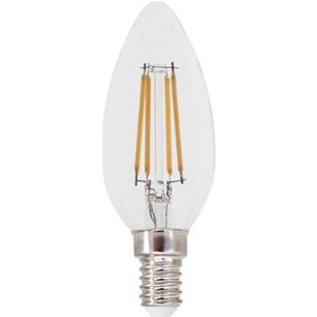 LED Filament Candle žárovka čirá C35 6W/230V/E14/2700K/760Lm/360° (FLAM6WW)