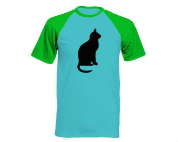 Pánské tričko Baseball Kočka - Shean