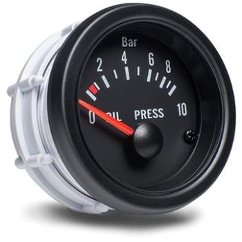Auto Gauge - ukazatel tlaku oleje, černý (AGTOP-12BAR)