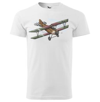 Tričko Albatros D.III (Velikost: XL, Typ: pro muže, Barva trička: Bílá)