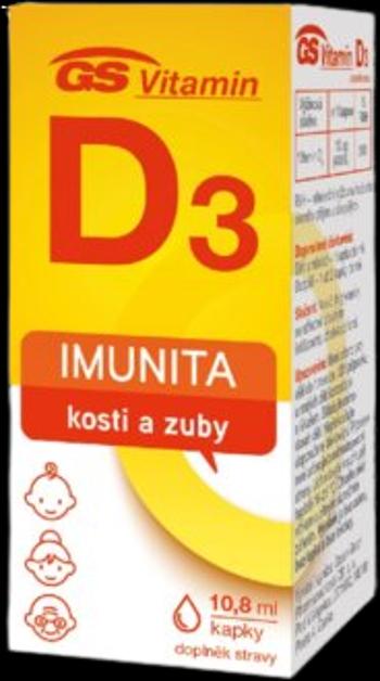 GS Vitamín D3 400IU kapky 10.8 ml