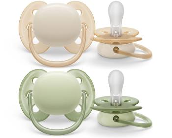 Philips Avent Šidítko Ultrasoft Premium neutral 0-6m chlapec, 2 ks