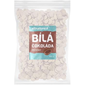 Allnature Bílá čokoláda pecičky bílá čokoláda 500 g