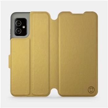 Mobiwear flip pouzdro pro Asus Zenfone 8 - Gold&Orange (5903516812769)