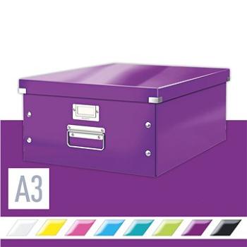 LEITZ WOW Click & Store A3 36.9 x 20 x 48.2 cm, purpurová (60450062)