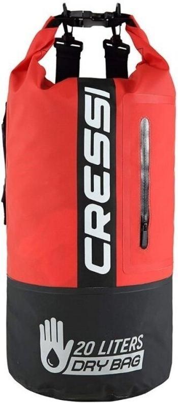 Cressi Dry Bi-Color Black/Red 20 L Vodotěsný vak