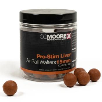 Cc moore vyvážené boilie pro-stim liver air ball wafters - 15 mm 50 ks