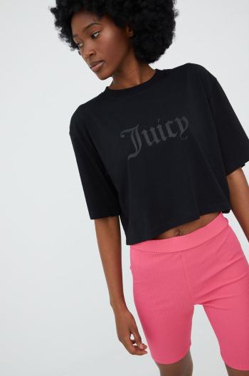 Tričko Juicy Couture černá barva