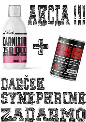 Carnitine 150 000 Tekutý + Synephrine Zadarmo - FitBoom 1000 ml. + 100 tbl. Green Apple