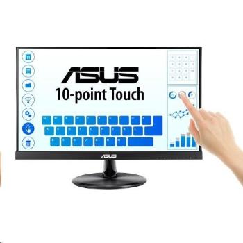 ASUS LCD dotekový display 21.5" VT229H Touch 1920x1080, lesklý, D-SUB, HDMI, 10-point Touch, IPS, Frameless, USB, VESA