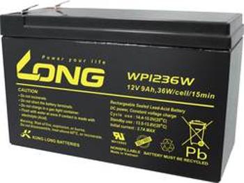 Olověný akumulátor Long WP1236W WP1236W, 9 Ah, 12 V