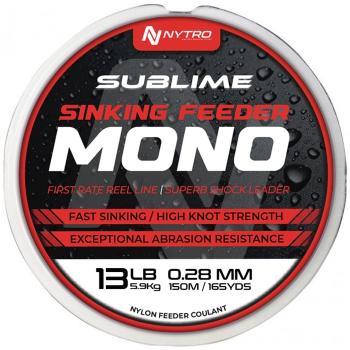 Nytro vlasec sublime sinking feeder mono 150 m - 0,20 mm 2,3 kg