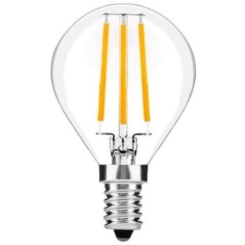 AVIDE Prémiová retro LED žárovka E14 4W 480lm G45 denní, filament, ekv. 41W, 3 roky (ABLFMG14NW-4W)