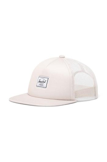 Kšiltovka Herschel Whaler Mesh Cap béžová barva, hladká