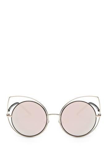 Růžovo-stříbrné sluneční brýle Mindy