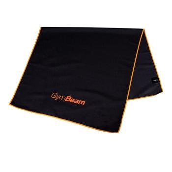Sportovní rychleschnoucí ručník Black/Orange - GymBeam
