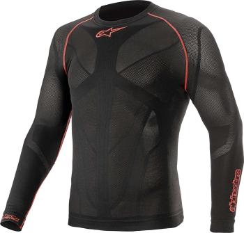 Alpinestars Ride Tech V2 Top Long Sleeve Summer Black Red M/L Funkční prádlo na motorku