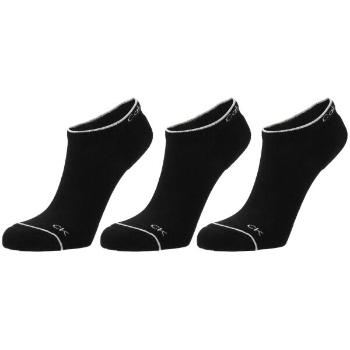 Calvin Klein SNEAKER 3P ATHLEISURE Dámské ponožky, černá, velikost UNI